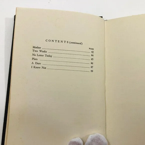 Clouds by Thomas Houston Pargen Poetry HB 1937 First Edition Rare Wayne B. Stone
